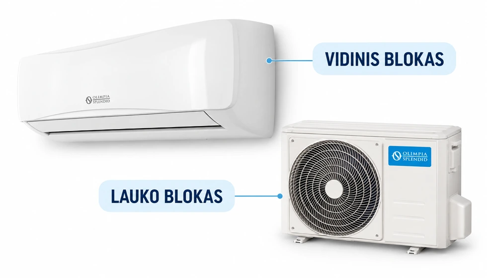 Alyas Pro E Inverter 9 – Vidinis ir lauko blokai