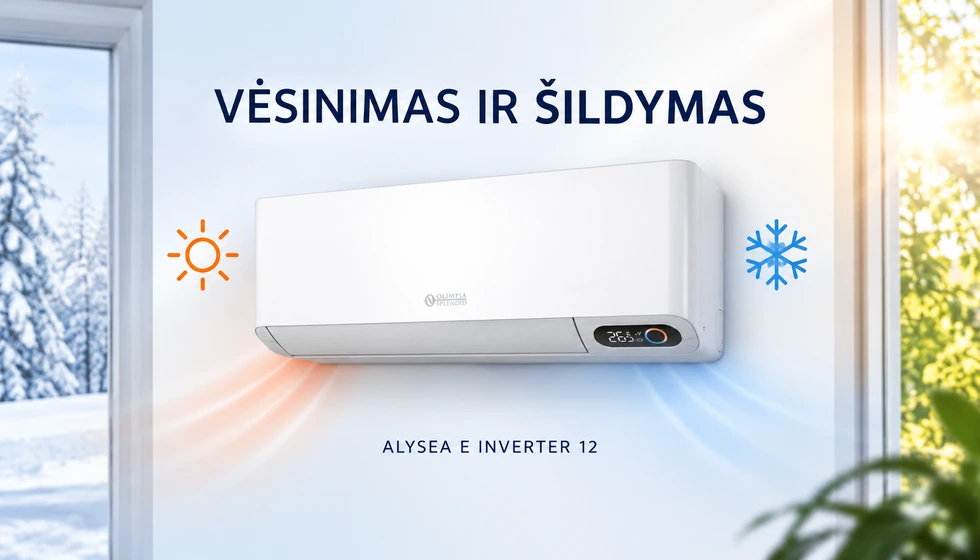 Alysea E Inverter 12 – Vidinis blokas vėsinimui ir šildymui