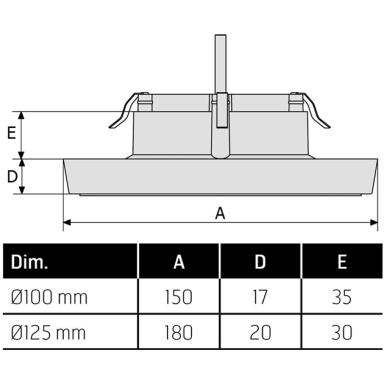 JUODAS ORO TIEKIMO DIFUZORIUS FLEXIT 125